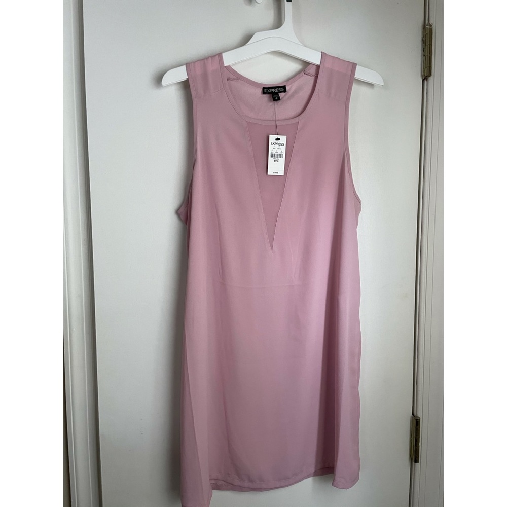New Express Chiffon Inset Tunic Tank